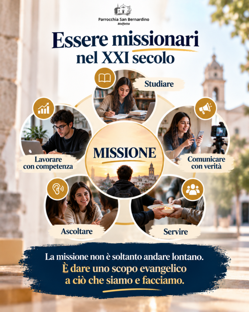 parrocchia san bernardino molfetta - Geizom Sokacheski - ottobre missionario missione digitale vocazione evangelizzazione intelligenza artificiale 2026
