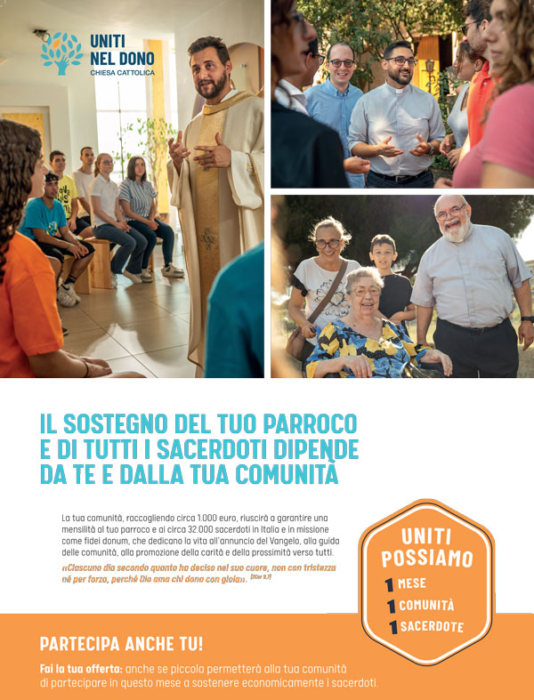 parrocchia san bernardino molfetta - Giornata di sensibilizzazione per il sostentamento del clero 2026