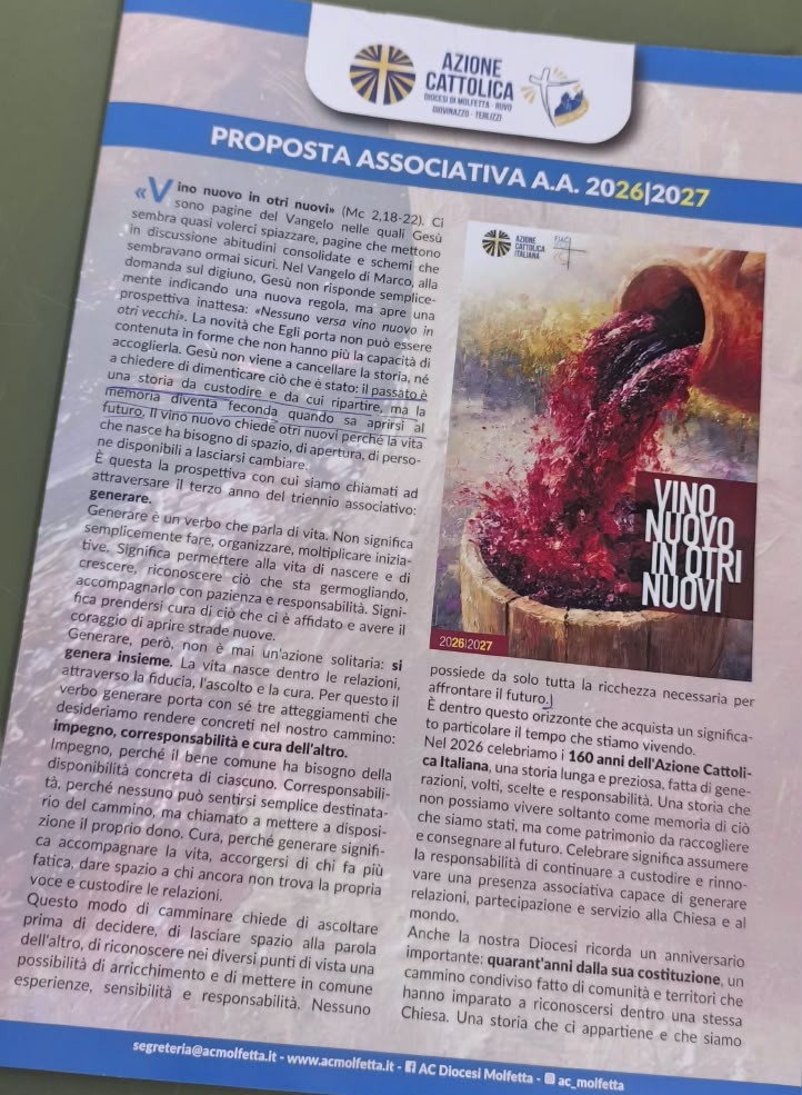 parrocchia san bernardino - incontro settore adulti azione cattolica percorso formativo 2026 2027 presentazione