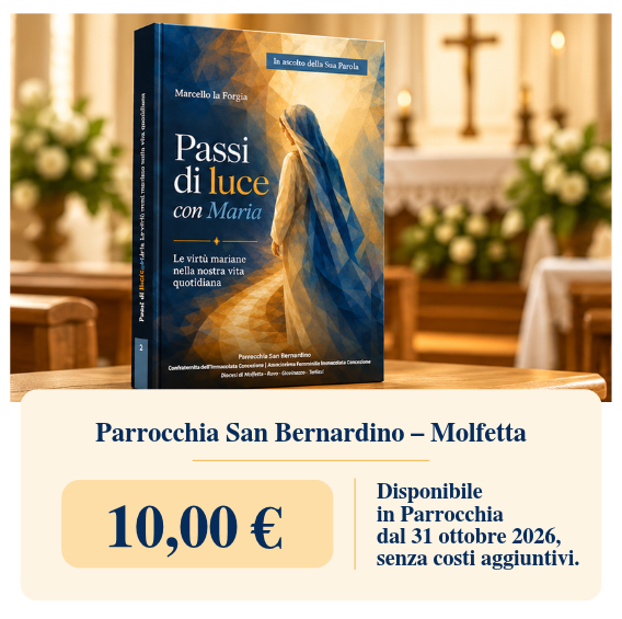 parrocchia san bernardino molfetta - acquisto PASSI DI LUCE CON MARIA libro tempo di avvento catechesi maria 2026